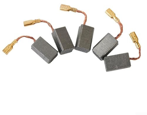 8 escobillas de carbón para Bosch GWS 7100 7125 6 5x8x14mm para reparación y mantenimiento eficiente del motor