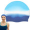 Chaies Gorro de Natación Mujer Adulta - Gorros de Natación de Silicona para Pelo Corto y Largo,Accesorios Deportivos Antideslizantes para Playa y Piscina