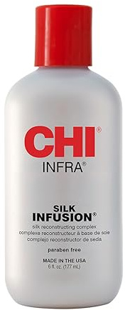 CHI Infra Silk Infusion, Leave-In Reconstructing Treatment zur Stärkung & Schutz aller Haartypen, alkoholfrei, 170 ml
