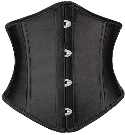 JasGood Damen Tied Waspie Gürtel,Steampunk Korsettgürtel Vintage Korsett Lace Up Breiter Gürtel