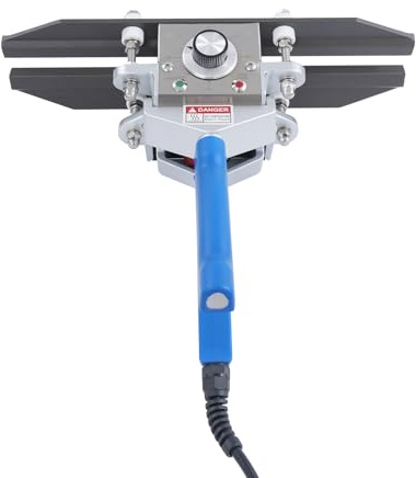 awolsrgiop Handheld Heißsiegelgerät, 305 mmTragbares Folienschweißgerät, 500W Manuelle Versiegelungsmaschine, Crimp Heißsiegelgerät, 0-300°C Temperatur Einstellbar für Alufolie & Kraftpapier