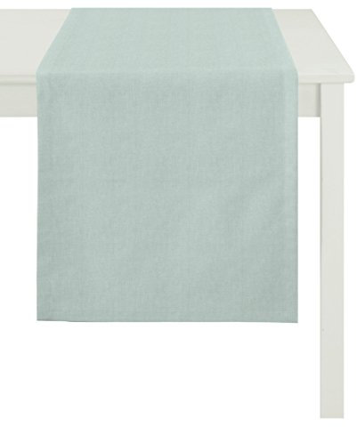 Apelt Alaska 48X150 Fb.14 Läufer, Polyester-Baumwolle, Türkis, 48 x 150 x 0.5 cm, 1 Einheiten