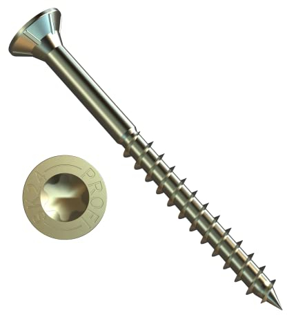 Spanplattenschraube PROFI Senkkopf verzinkt rostgeschützt - SPL PROFI SK VZ TORX - 3,0 x 20 (150 Stück)