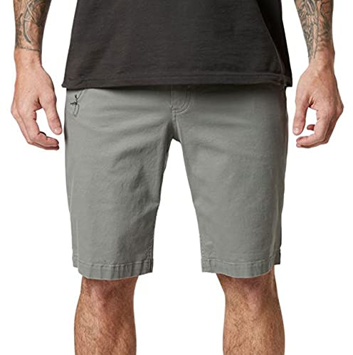 Fox Racing Herren Essex 2.0 Shorts, Zinn, 34