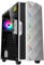 GameMax White Diamond ARGB Mid-Tower PC Gaming Case, ATX, 3 Pin AURA Male & Female Connectors, Built In ARGB LED Strip, 1 x 120mm ARGB Fan Included, Water-Cooling Ready | White