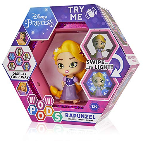 WOW! PODS Disney Figuren Rapunzel Neu Verföhnt | Offizielle Disney Prinzessinnen Rapunzel Disney Princess Leuchtende Wackelfigur zum Sammeln