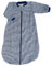 Lilano, Schlafstrampler Schlafsack Mit Arm, 100% Wollfrottee Flausch (kbT) (98-104, Marine Geringelt)