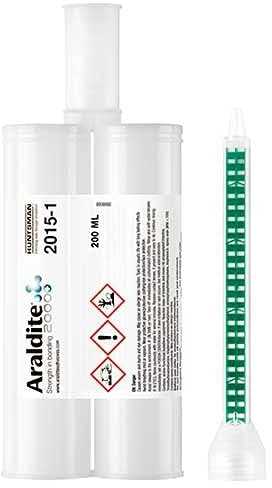 ARALDITE 2015-1 - Pegamento de epoxi bicomponente para pegar compuestos resistentes a la humedad, 200 ml