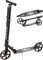 Raven Scooter - Roller Erwachsene - Scooter Erwachsene - Kinderroller - Cityroller - Kickroller - Klapp-Roller - Kinder Scooter - Straight 200mm (Black/Silver)