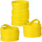 LVNRIDS 50 pcs Silicone Elastic Wristbands Blank Rubber Wrist bands Bracelets for School Sport Party Yellow