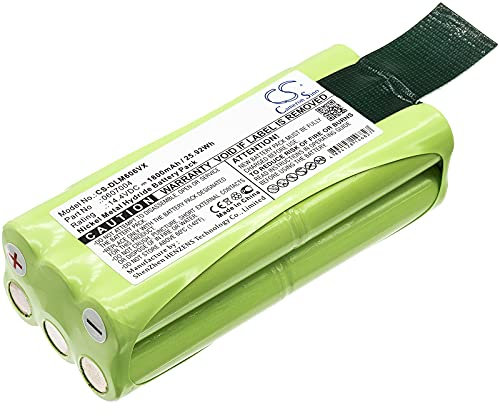 TCTK Akku 1800mAh Kompatibel mit [Dirt Devil] Libero M606, Libero M606-1, M606-2, M606-3, M606-4, M607, M612 Ersetzt 0607004, 0612014