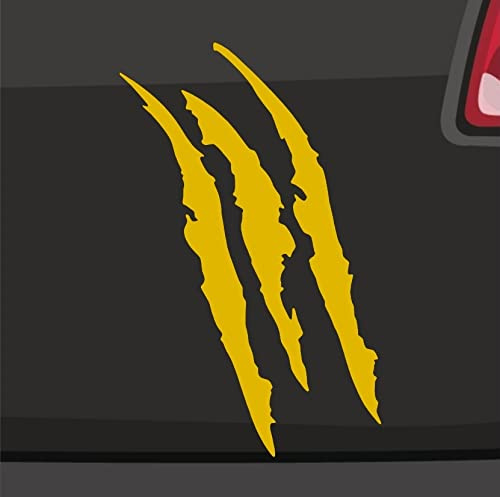 Kratzer Aufkleber -6 Größen 21 Farben- Bestie Krallen Delle Sticker JDM FUN Auto