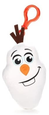 Whitehouse Frozen 2, Bagclip 3D und 2D Plüsch Schlüssel-Anhänger 4 versch. Figuren Set, 12,5 cm ORIGINAL Plüschfigur, super weiches Kuscheltier für Ranzen Rucksack Tasche (Olaf, 2D)