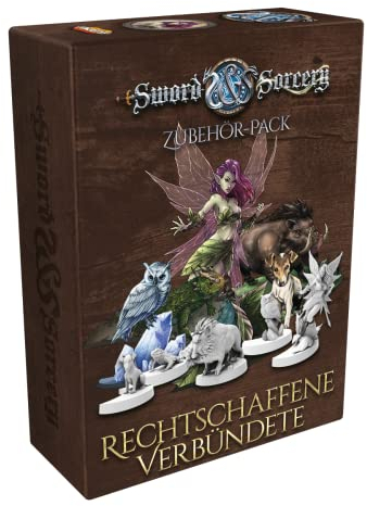 Ares Games, Sword & Sorcery – Rechtschaffene Verbündete, Zubehör-Erweiterung, Expertenspiel, Dungeon Crawler, 1-5 Spieler, Ab 13+ Jahren, 60 Minuten, Deutsch