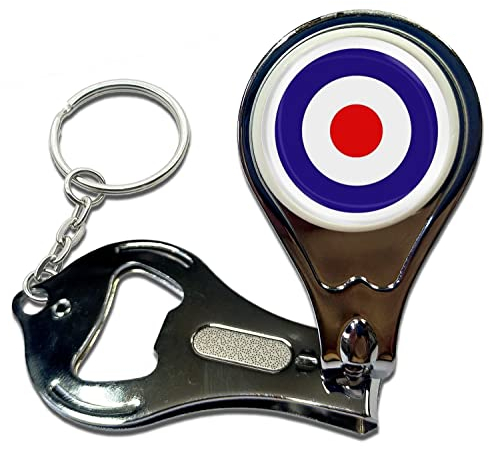 BadgeBeast.co.uk MOD - Key Ring Bottle Opener and Nail Clipper