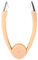 Core Remover, V Shaped Pineapples Peeler Stainless Steel Strawberry Core Remover Tomato Potato Pineapples Eye Corer Tool Kitchen Gadget(Orange)