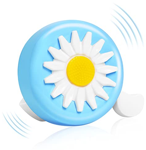 Flintronic Fahrradklingel, Kinder Fahrradglocke, Fahrrad Klingel Colour Coole Bell für Jugend Kinderrad Glocke Unisex - Blau und Weiß