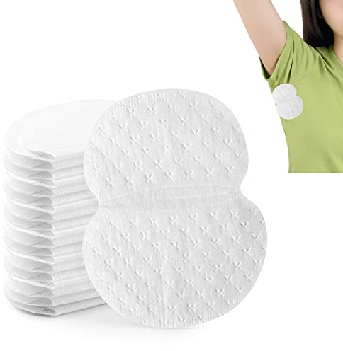 60 Pièces Coussinet Anti Transpirant, Patchs De Transpiration Lingette Jetables Protège Aisselles, Invisible Et Confortable, Convient Aux femmes Et Aux Hommes, Blanc