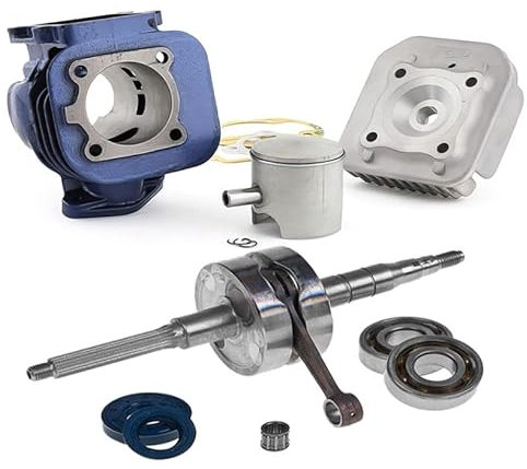MAXI KIT GRUPPO TERMICO CILINDRO TOP 2 PLUS 70cc 47 ALBERO MOTORE TPR MBK BOOSTER 50 BW'S MINARELLI VERTICALE