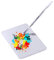 Makeup Spatula, Foundation Spatula, Small Stainless Steel Makeup Palette Rectangle Shape Foundation Mixing Plate Tools With Spatula Makeup Tool for Makeup Artist