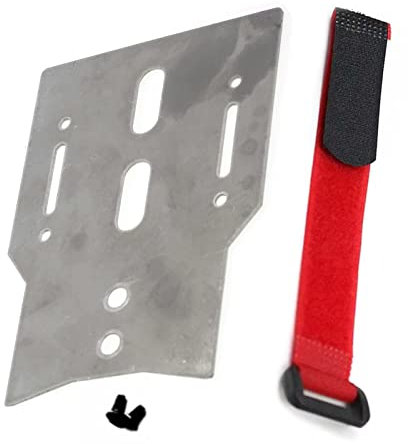 DAGIJIRD Stainless Steel Racing RC Car Protector Battery Cover Skid Plate Cover Plate for Traxxas 1/10 TRX-4 Racing RC Car