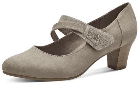 Jana Women's 8-24464-42 Pumps, Light Grey, 8 UK