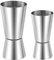 XFentech 2 PCS Doseur Cocktail - 25/50ml & 15/30 ml Acier inoxydable 304 Doseur Cocktail Mesure Jigger Verre Ddoseur à Cocktail Doseur à Mesurer