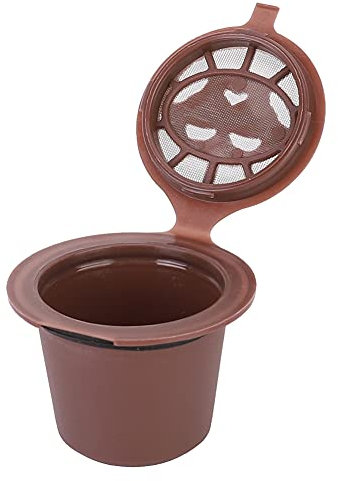 Headerbs Filtres à café, 3pcs Ménage Réutilisable Capsules de Café Filtre Capsules Rechargeables Tasse Fit pour Nespresso (Café)