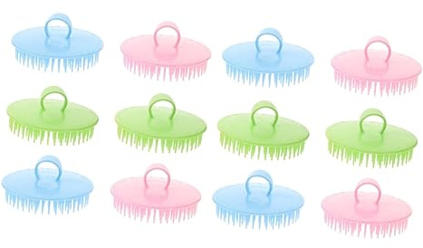 Beavorty 12stücke Teiliges Shampoo Bürsten Für Erwachsene Reinigung Und Massage Für Kopfhautpflege Für Haarexfoliation Und Entspannung Beim Duschen