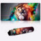 SIBREA Lion Großes Gaming-Mauspad, rutschfest, wasserabweisend, erweitertes Mauspad, Tastaturmatte, für MacBook, PC, Laptop, Heimbüro, XXL-Mauspad 35 x 60 cm