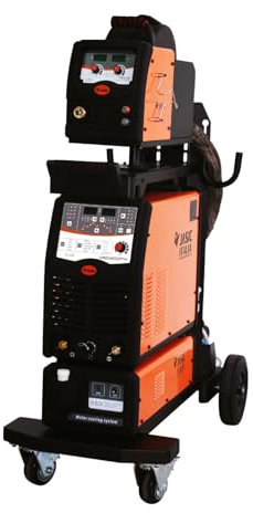 SALDATRICE MIG JASIC 400 AMP SYN PULSATA + TORCIA MT 3 + MASSA,4 RULLI 1,0-1,2/1,2-1,6 AL