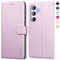 SineOrdo Cover compatible con Samsung Galaxy A35 5G Custodia, Custodia Samsung Galaxy A35 5G Cover Libro Portafoglio Folio Pelle Flip Stand Case - Oro rosa