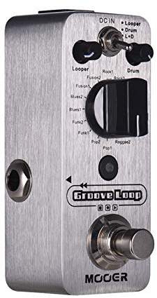 YIWENG Groove Loop Drum Machine & Looper Pedal 3 Modi max. 20min Aufnahmezeit Tap Tempo True Bypass Full Metal Shell,Gitarreneffekt 3 Modi