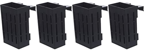 Angoily 4 Stück Hängende Aquarium-Pflanzenhalter, Aquarium Pflanzenständer Für Dekorationspflanzen, Aquarium-Dekorationszubehör Für Eingetopfte Lebende Aquarienpflanzen, 1ZD1152EM18JLKVU3TB