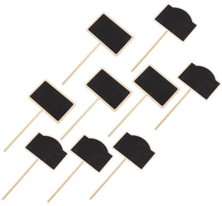 POPETPOP 20pièces Mini Panneaux Pour Jardin Étiquettes Ardoise Pour Plantes Et Réutilisables Pour Décoration De Jardin