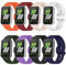 WindRen 8 Pièces Armband Kompatibel Für Samsung Galaxy Fit 3, Sport Silikon Uhrenarmband Samsung Galaxy Fit 3 Armband Smartwatch Ersatzarmband mit Samsung Galaxy Fit 3
