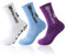 Calzini Da Calcio Per Uomo e Donna, Antiscivolo, Per Uomo, Donna, Calze Sportive, Calcio, Assorbono Il Sudore, 39-46, Traspiranti (IT, Numero, 38, Regular, Regular, 3, viola+bianco+azzurro)