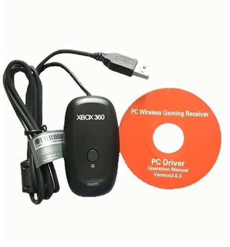ZHHSUNY Wireless Game Controller Adapter Console for PC Receiver for X-Box 360