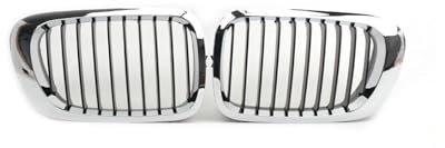 Rejilla Riñón Parachoques Delantero para B&MW Serie 3 E46 M3 Coupé Convertible 1999-2002 Rejillas 2 Puertas Anteriores A LCI