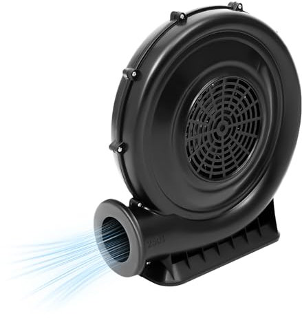 Leistungsstarkes Luftgebläse 250W – 420m³/h Luftstrom, 1100Pa Druck für Hüpfburgen & Zelte, inkl. 1.5m EU-Kabel (220V) Für kommerzielle Hüpfburgen, Gartenzelte, Wasserrutschen.