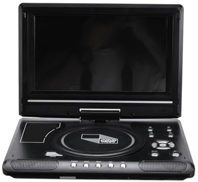 ZGJIAJU DVD Spieler Tragbarer 8,5-Zoll-LCD-DVD-Player for Zu Hause, Auto, Game-TV-Player, 270° Drehbarer LCD-Bildschirm, CD-MP3-Viewer Mit FM-Spielefunktion