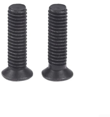 Springwillfly Lot de vis de fixation M5 M6 25 mm Filetage à gauche en métal pour mandrin de perceuse UNF (M5 x 25 mm)