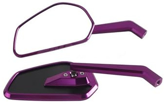 VAHAKKRMVM Specchietti per motociclette per Y&amaha Specchietti Retrovisori Laterali Moto(Viola)