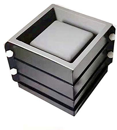 Grand moule en silicone carré de 15,2 cm pour pot de fleurs en béton - Moule en silicone pour pot de fleurs fait maison - Accessoires en résine époxy