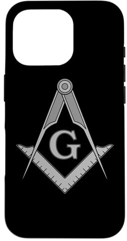 Freimaurer Freemason Winkel und Zirkel Hülle für iPhone 16 Pro