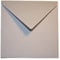 25 quadratische Briefumschläge - Hellgrau 145 x 145 mm 14,5 x 14,5 cm - Dreieckslasche mit Innenfutter/Verschluss: Feuchtklebend/Grammatur: 100 g/m²