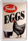 unbekannt Blechschild 20x30 cm Fresh Eggs frische Eier Huhn Werbung Reklame Metall Schild
