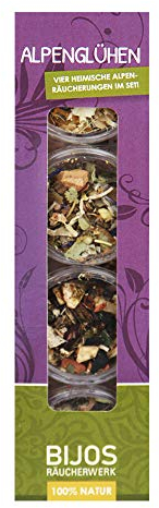 Bitto Räucherset Alpenglühen 4 x 10 ml Räuchermischung in Döschen