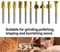 10 x Mini Shank HSS Titanium Router Bits für Dremel Rotary Tool Sets