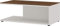 Rechteckig Couchtisch/Beistelltisch Kastoria, in Kaschmir/Nussbaum-Nachbildung, 109 x 39 x 59 cm (BxHxT)